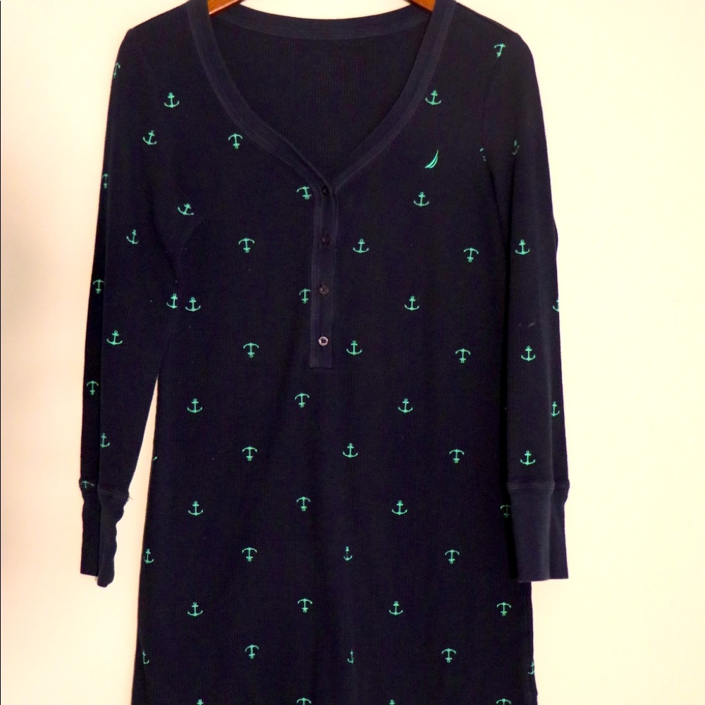 Casual anchor print thermal.